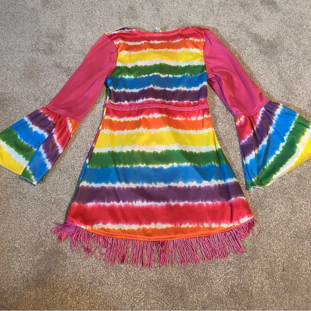 Colorful kids Hippie Costume top